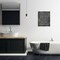 Stupell Industries Bathroom Rules with Greenery Framed Floater Canvas Wall Art Design by Kim Allen